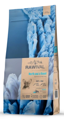 RAWIVAL North sea is finest Лосось и сельдь для щенков карликовых и мелких пород 2,5кг